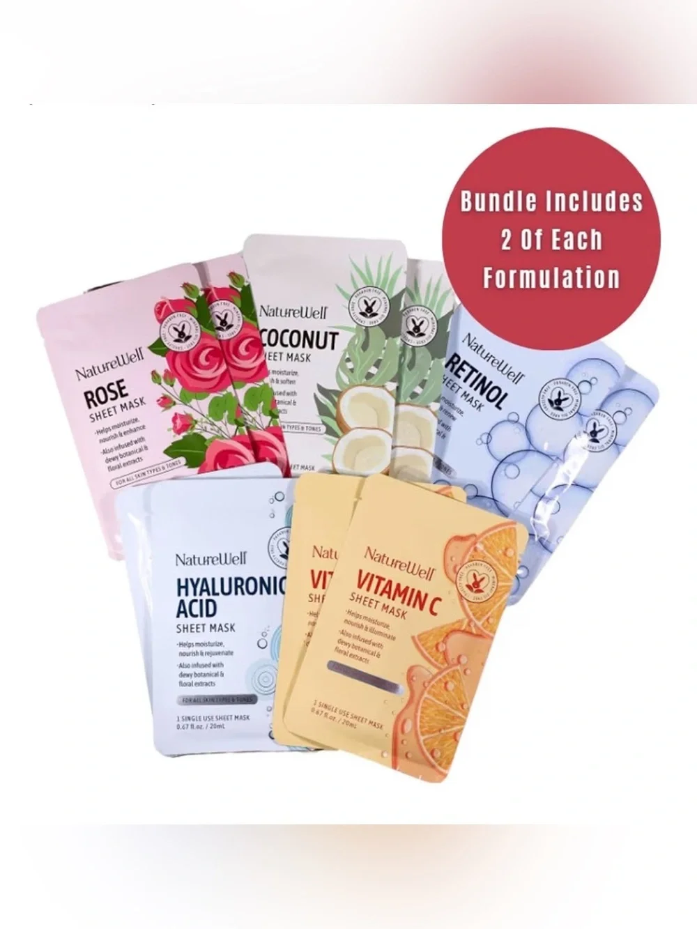 NatureWell 10PK Face Mask Bundle